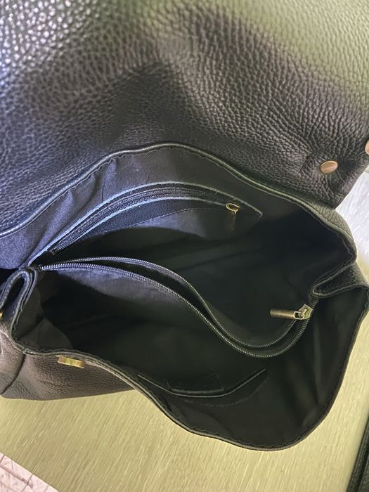 Кожаный женский портфель