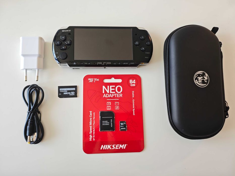 Sony PSP 3000 - Playstation Portable - качени много игри