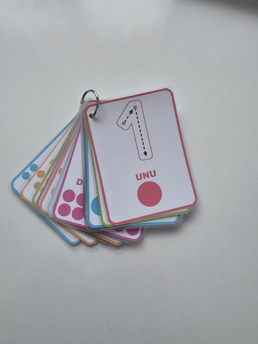 Set educativ cartonase cu numere