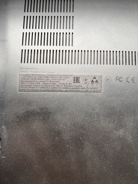 Lenovo ThinkPad X1 Carbon 4 Gen