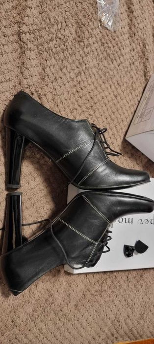 Pantofi dama casual piele