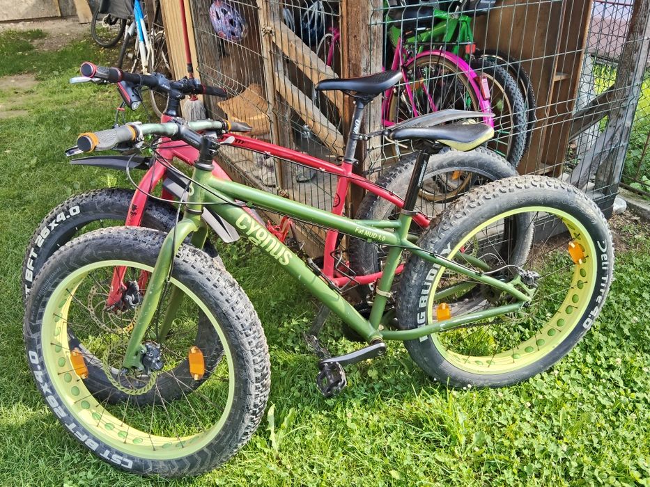 Bicicleta mountain/fat bike Cygnus cu roti de 26×4marimea M