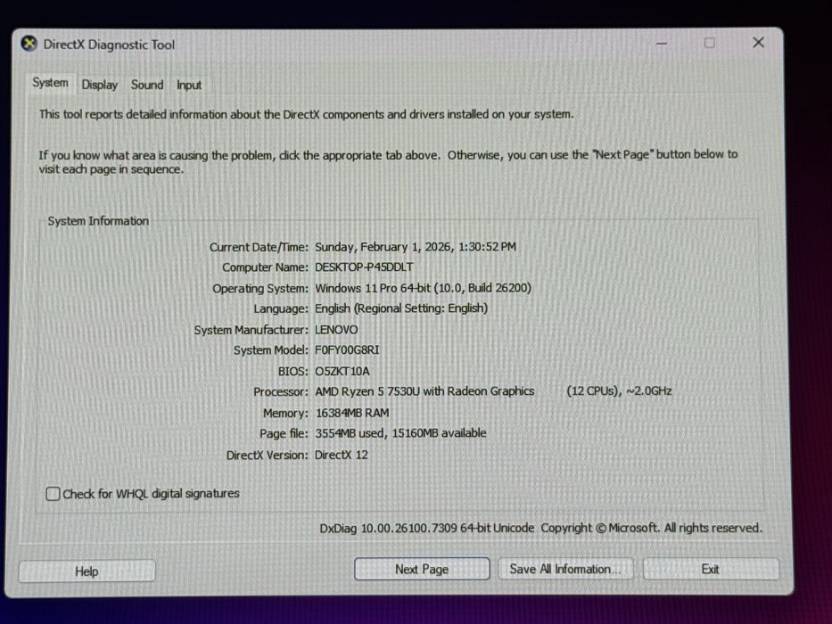 All in One Lenovo Ryzen 5