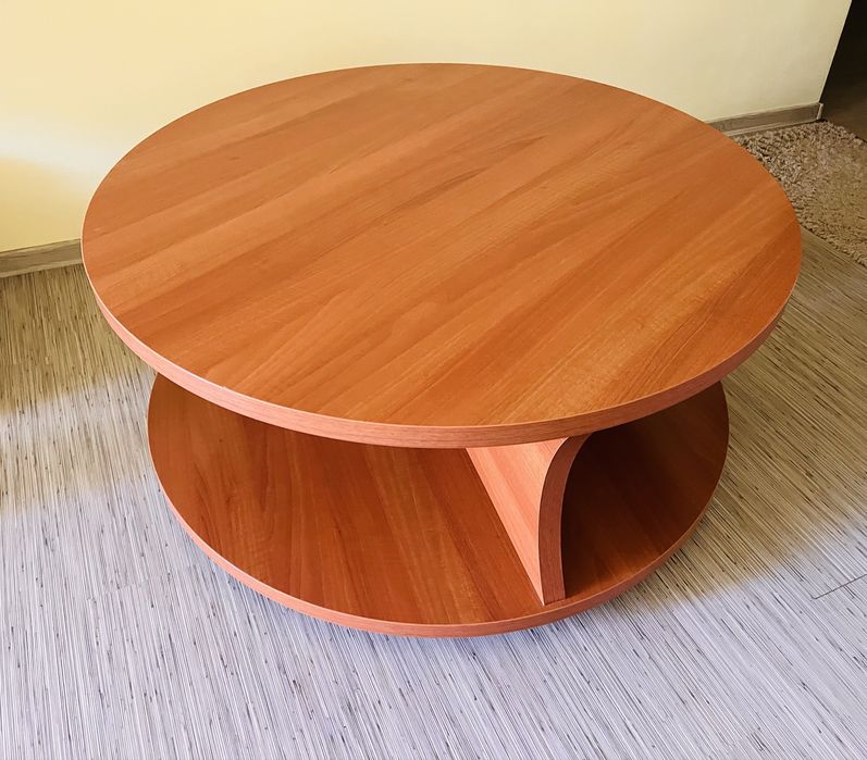 Masa Lems rotunda de cafea, impecabila – diametru 1 m