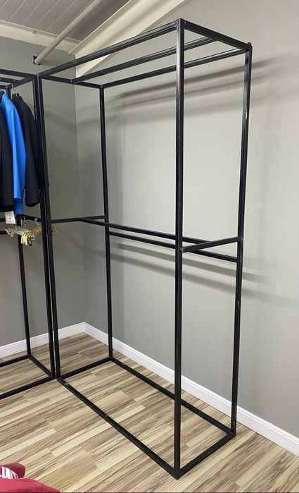 Рейлы, мебель для одежды со шкафчиками