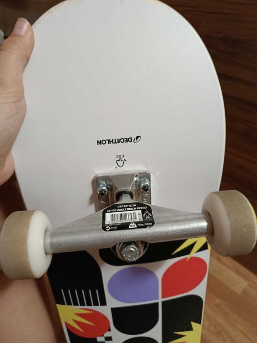 Скейтборд для взрослых и детей, с принтом.