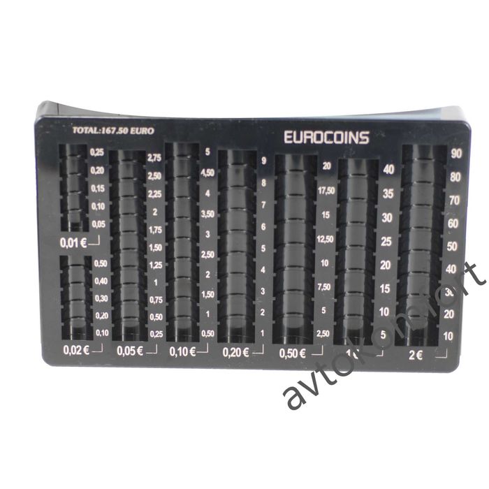 НАЛИЧЕН Монетник За Магазин Каса Касиер Такси Автомобил За Евро Монети