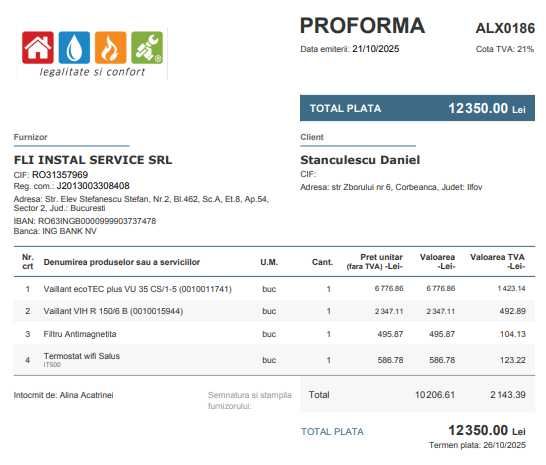 Centrala termica Vaillant ecoTEC plus VU 35CS 37.7kW, incalzire (schimbator caldura necesita atentie)