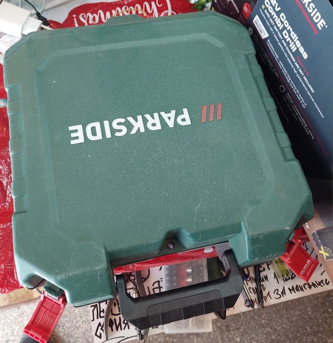 Винтоверт боди Parkside 20 волта. Метален патронник.