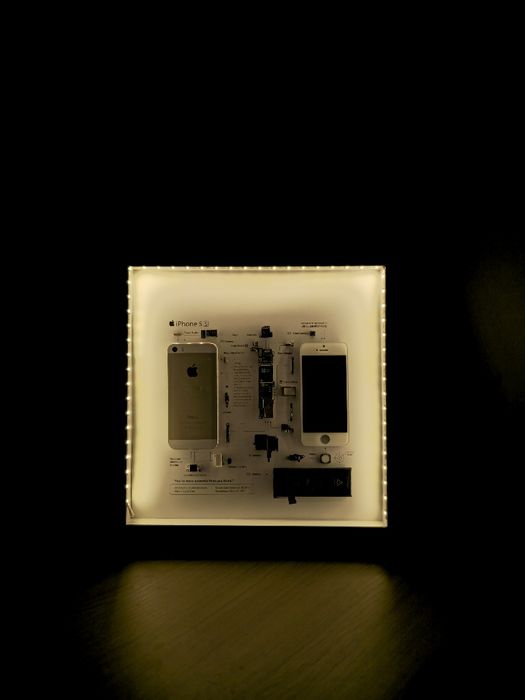 iphone 5s в рамке, ручная работа