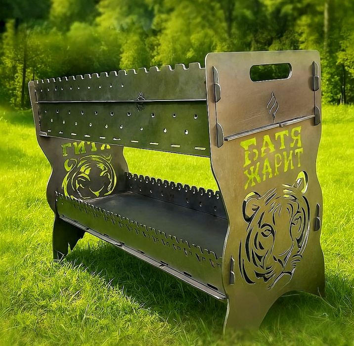 Мангал сборный, мангальная зона