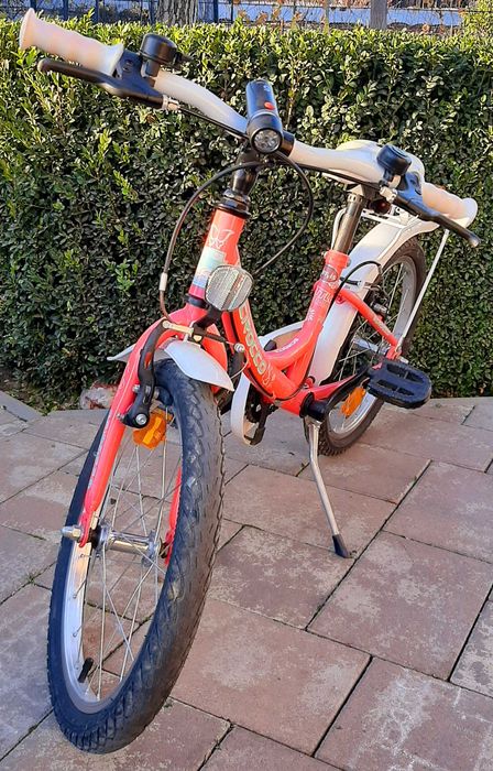 Bicicleta Scirocco pentru copii Princess 18, casca si roti aj cadou