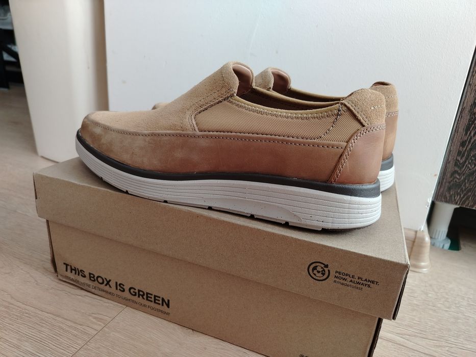 Clarks мокасини 45 номер широки