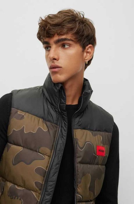 HUGO мужской жилет в камуфляжном стиле РАЗМЕР М