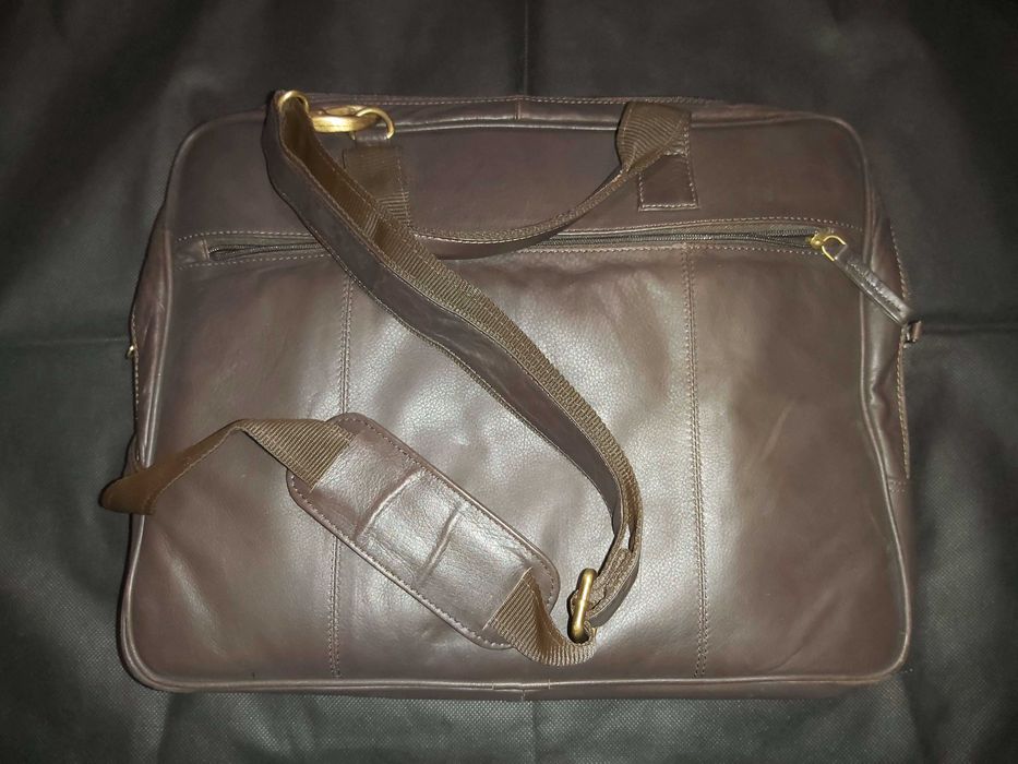 Geanta maro inchis pentru barbati din piele naturala – Pellearts