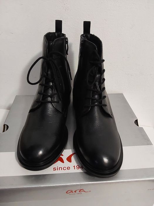 Botine piele naturala,  ara