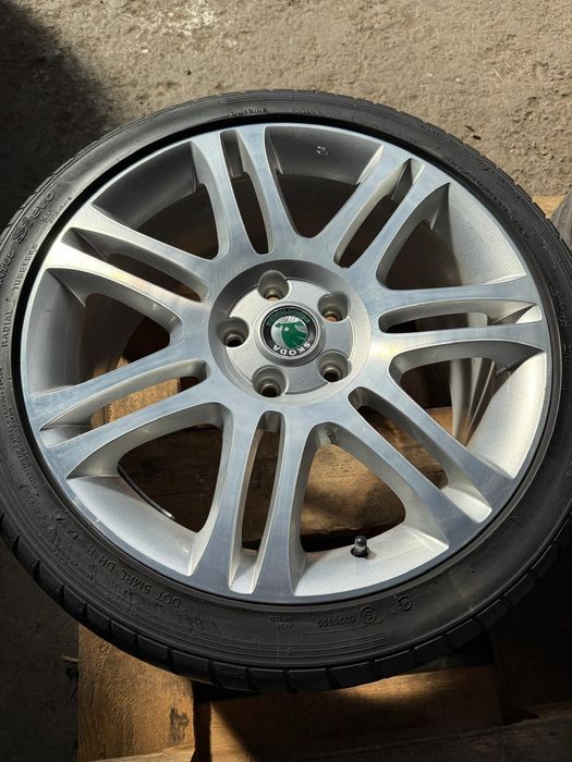 Jante Skoda Superb, Octavia, Rapid Vw, Seat cu anvelope vara 225/40 18