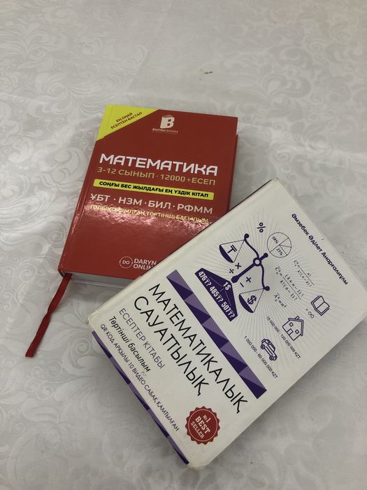 Математика, математикалық сауаттылық кітап