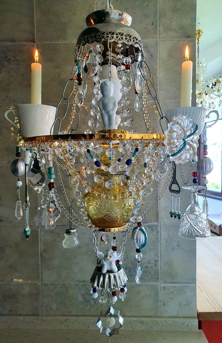 Люстра хрустальная Чехия