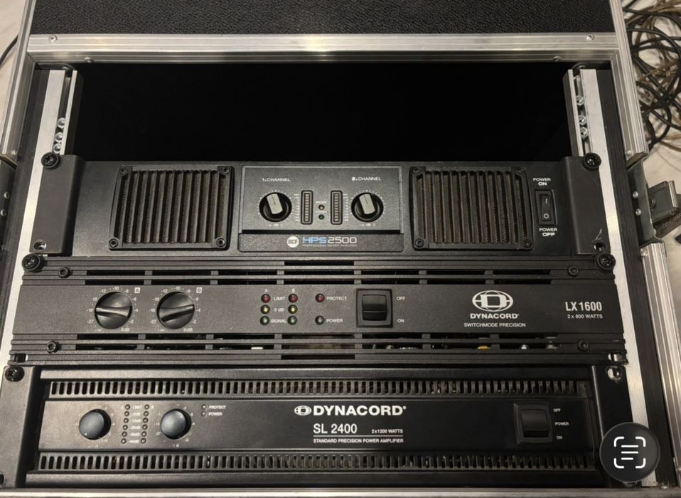 Rcf hps 2500 (nu dynacord lx2200/xa4000/ev cp3000)
