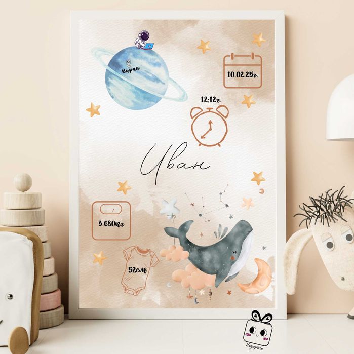 Персонализирани бебешки визитки