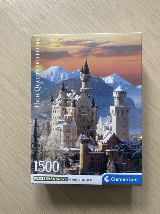 Пъзели 500, 1000 и 1500 части Clementoni, Black Sea, Trefl, Interdruck