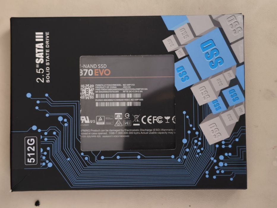Продам SSD 512 Gb новый