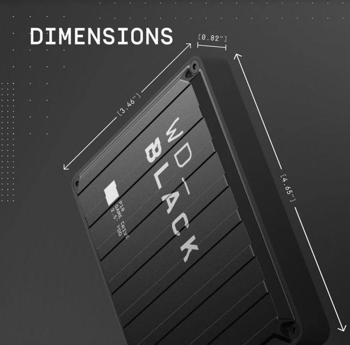 WD Black 4TB P10 Game Drive Portable External Hard Drive  USB 3.2