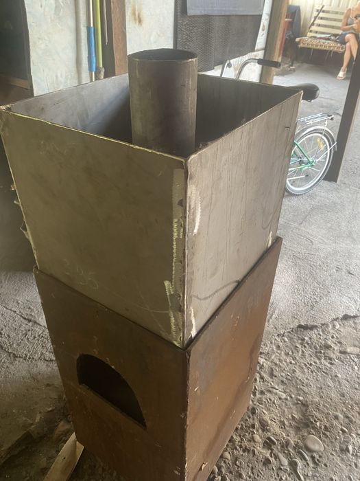 Печка для бани ручная работа