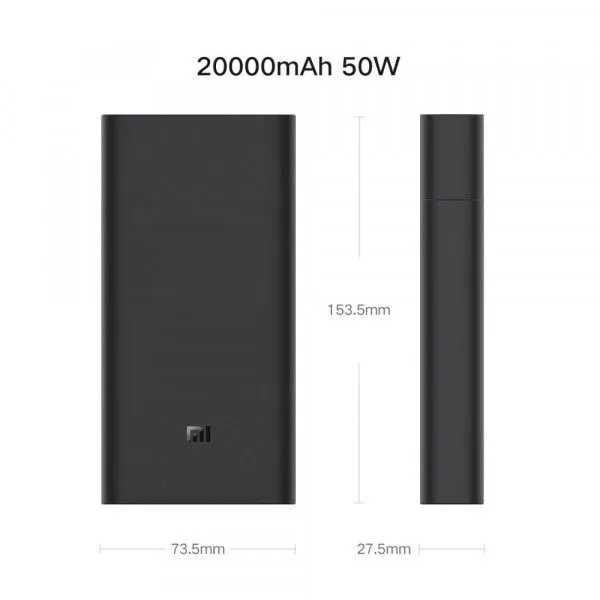 Mi Power Bank 50W 20 000 mAh Super Fast Charge. Есть доставка