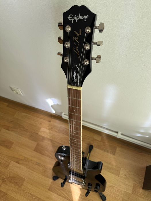 PACHET: Chitară Epiphone Les Paul Tribute + Amplificator Blackstar ID:Core V4 + Accesorii – NOI