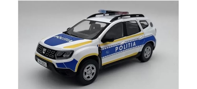 NOREV DACIA DUSTER “Poliția” machetă auto scara 1:43 (10cm)