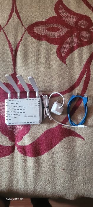 Модем Vertell 4G  Cat. 12 VT-STATION-X12 , Антенна Petra, кабели RG58.