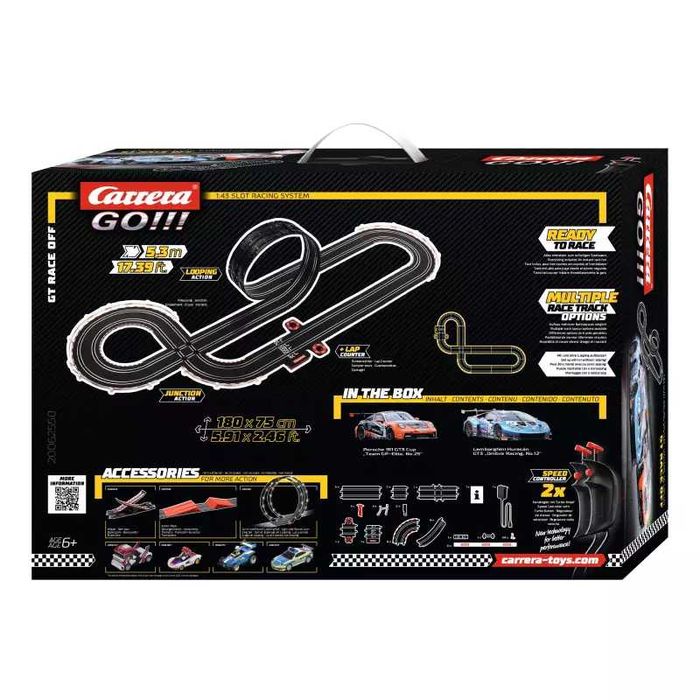 Carrera Go Състезателна Писта Лупинг Аутобан с Две Спортни Коли 5.3м