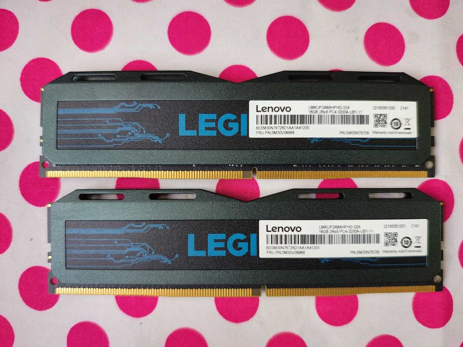 Kit Memorie Ram Lenovo Legion 32 GB (2x16) DDR4 3200MHz.