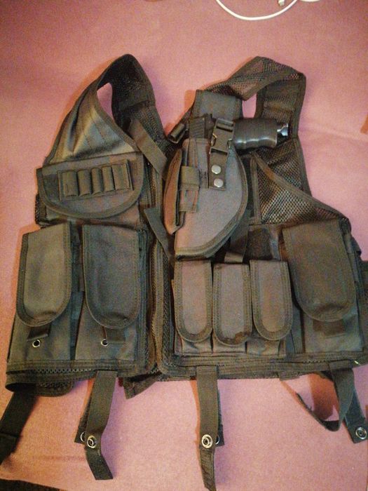 Vestă Security neagră