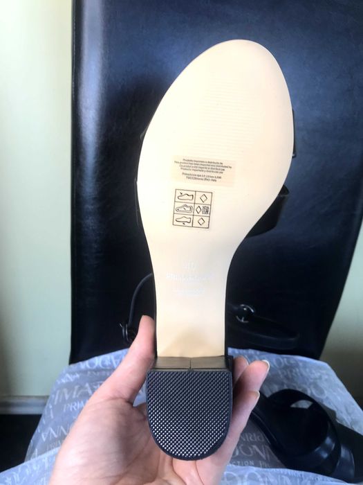 Италиански кожени сандали, размер 40