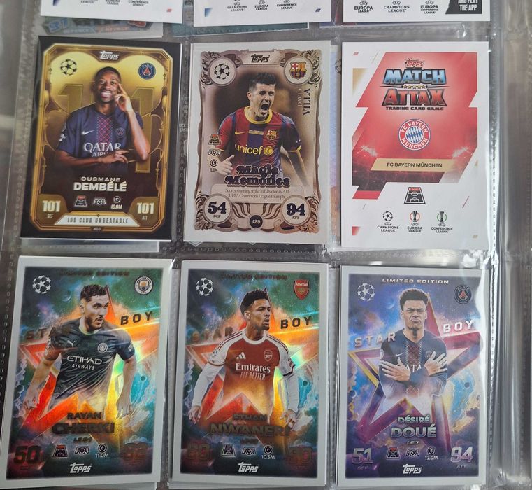 Topps match attax футболни карти