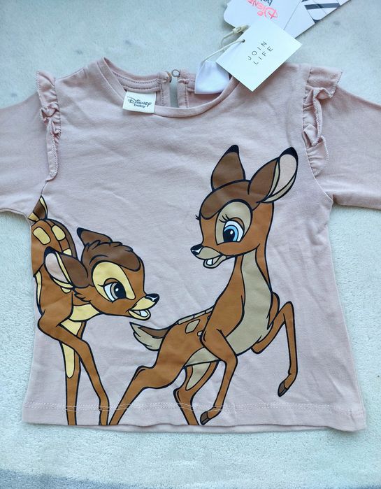 Bluza tricou Bambi Zara 6-9 luni