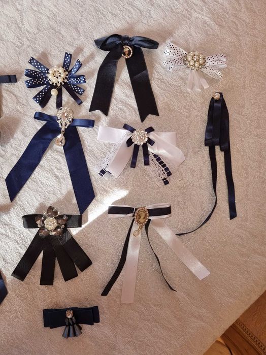 Броши-галстуки для блузы, рубашки