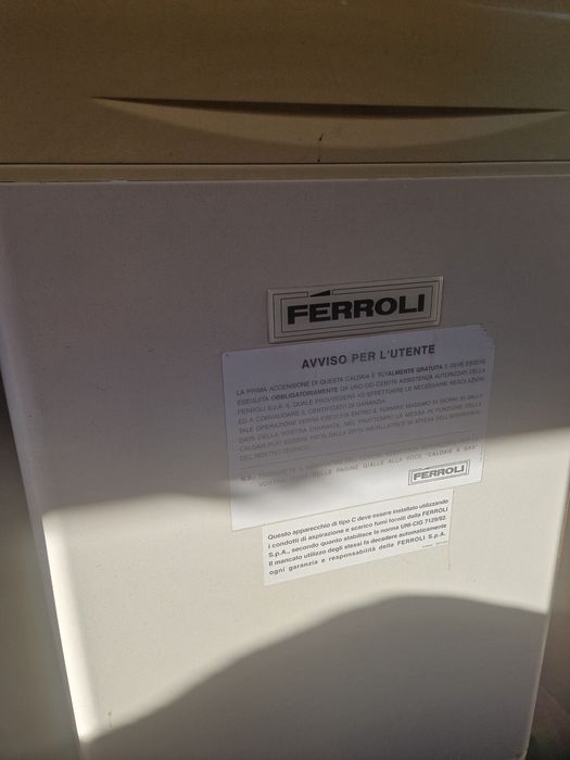 Centrala termica ferroli tantaqua