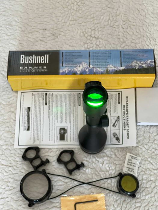 Luneta cu lumina Bushnell 3–9X40 EG pusca vanatoare stadioane spionaj