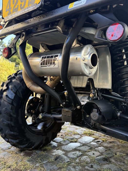 Vand evacuare hmf titan quiet slip-on pentru can am g3