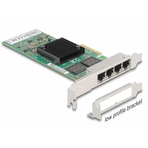 Placa de retea Delock 89946, PCI Express x4 - 4 x RJ45
