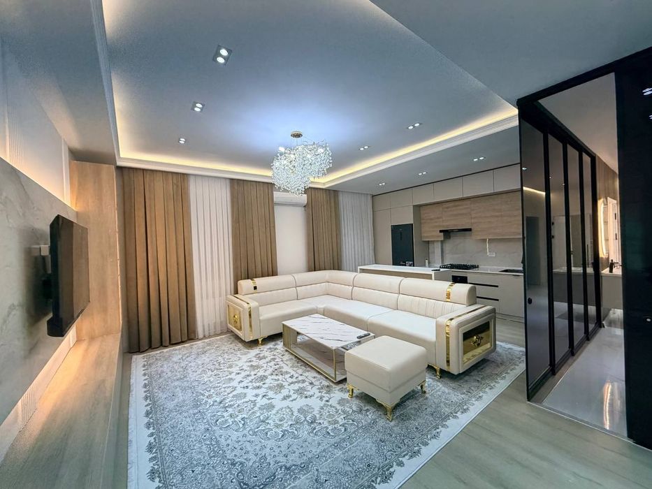 КАМИШ гамбург ёнида янги домда 3 хонали квартира сотилади