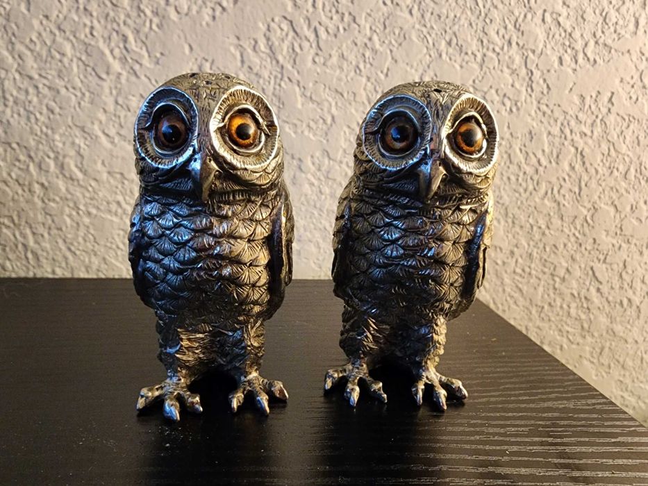 Set autentic de solniță și piperniță „Harvest Owl” – Vagabond House