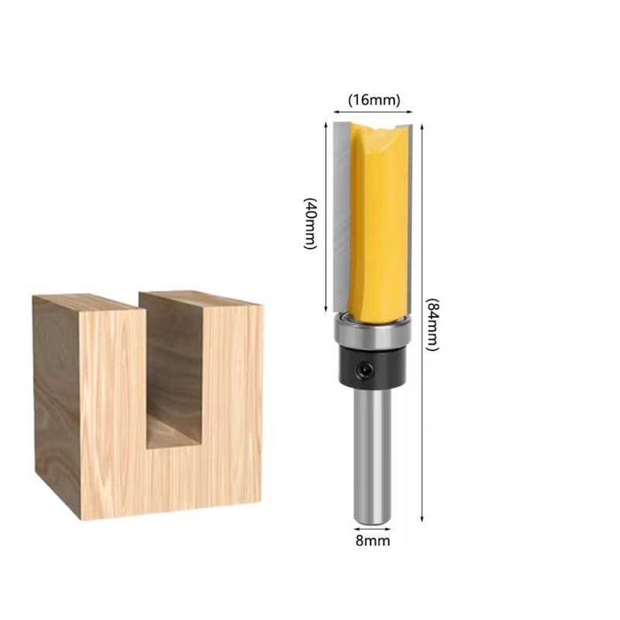 Фрезер копирен / за канали с горен лагер, Дължина 30/40/50мм, Захват 8
