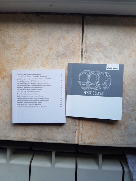 Garmin Fenix 6X Sapphirr