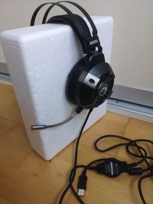 Casti Marvo HG9015G Microfon RGB, Gaming, USB 2.0, Sunet Virtual