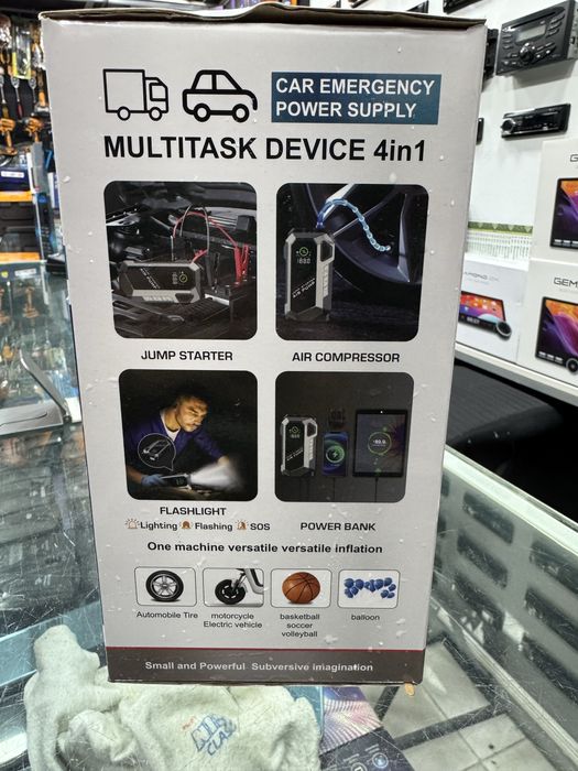 PowerBank, Jump Starter, Повербанк, Бустер, Пусковое устройство,